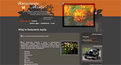 Desktop Screenshot of kwiaciarnia-azalia.com.pl